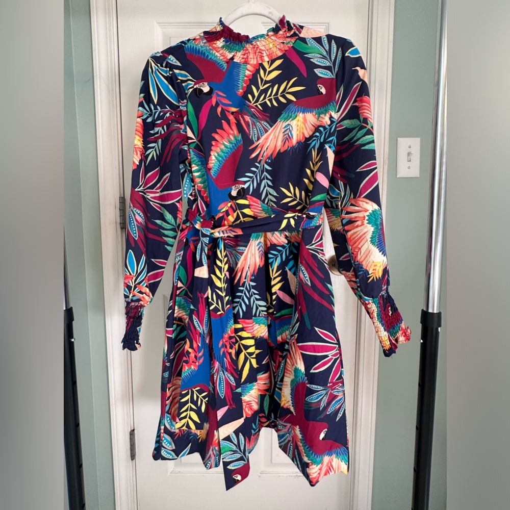 Farm Rio Aves Mini Dress - Picture 3 of 6